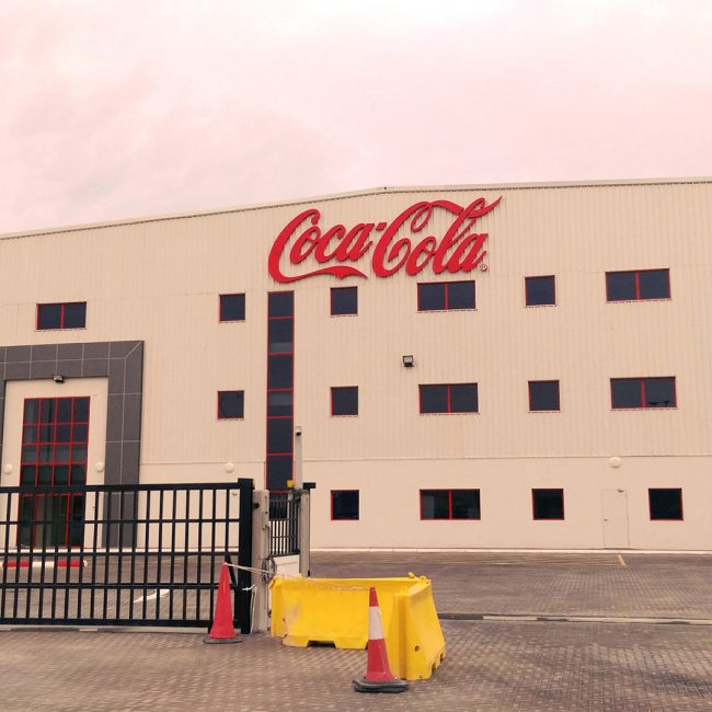 Coca-Cola Bottling Company of Bahrain W.L.L is a Beverage Manufacturing company constructed by Poullaides Construction Company