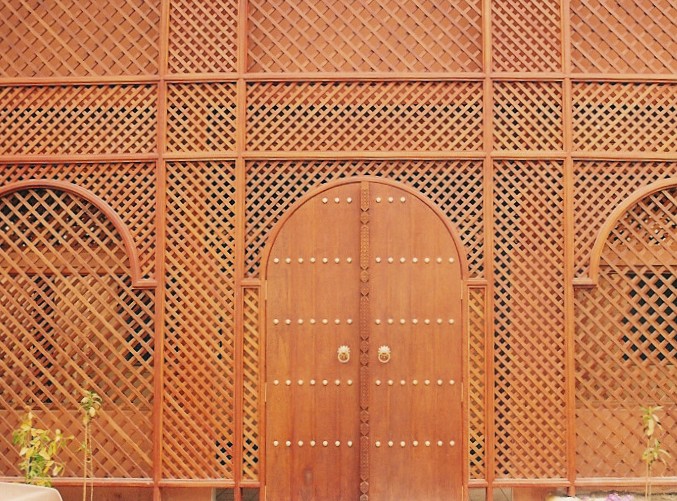 American Mission Hospital, Manama external wood cladding