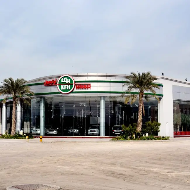 KFH Kuwait Finance House showroom poullaides construction Company