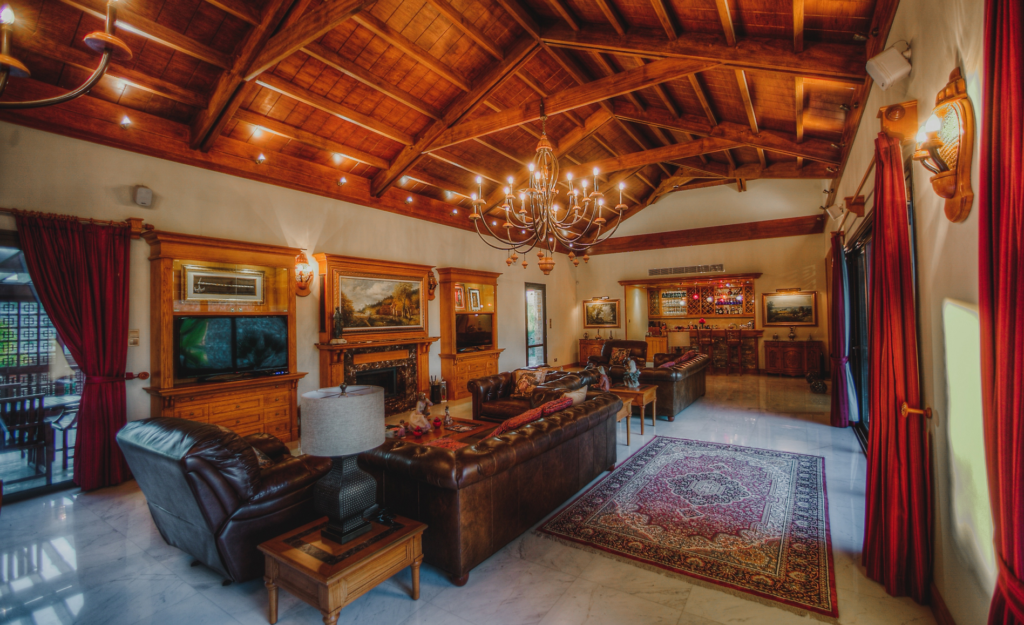 wood cabin built by poullaides construction and joinery workshop for a private customer