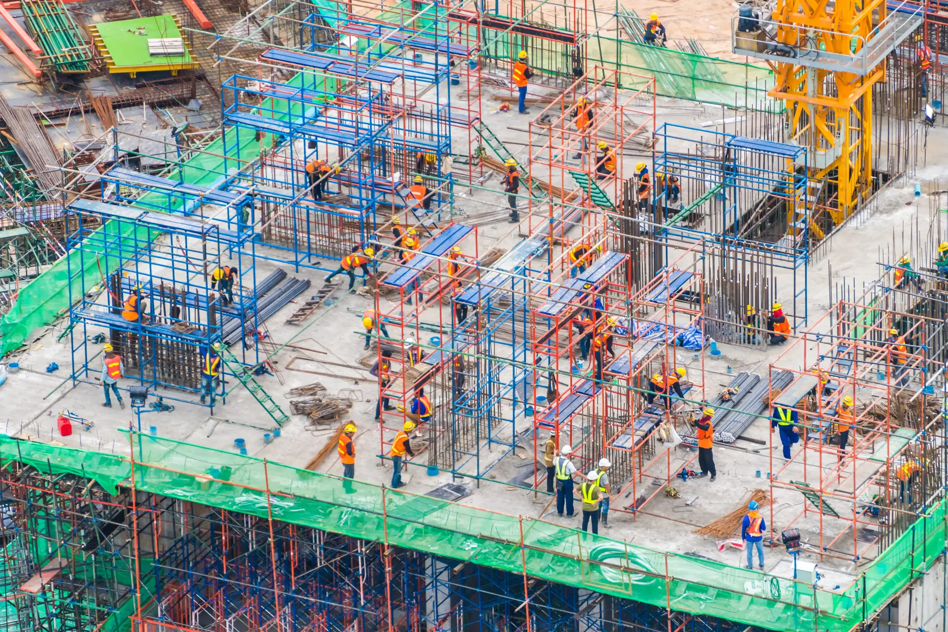 Architecture building and Construction site industry