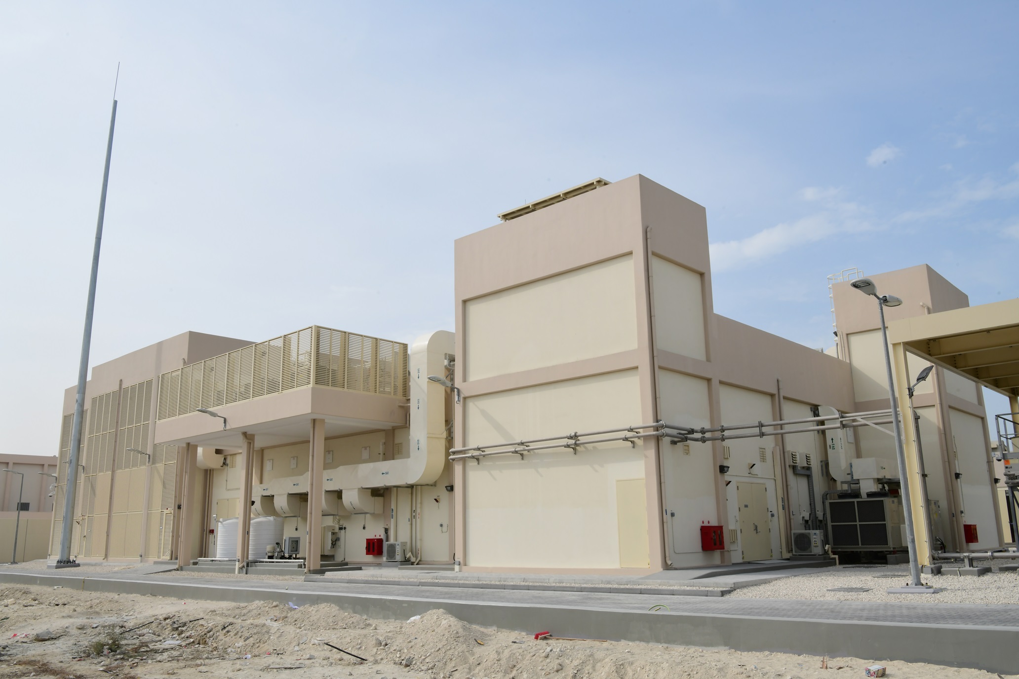 Substation in Bahrain by contractor in Bahrain, Poullaides Construction Company