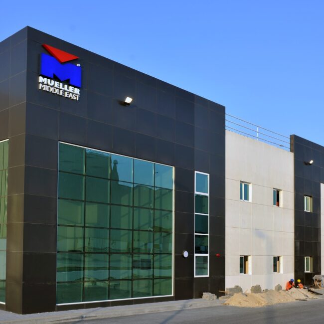 Mueller Middle East built by Poullaides Construction Company Bahrain